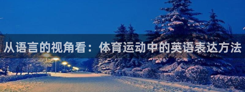 J9官方正版app娱乐网站:从语言的视角看:体育运动中的英语